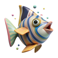 beautiful abstract Picasso Triggerfish Isolated Abstract Pattern professional png