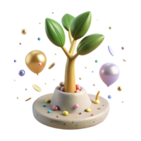 magnificent modern Isolated Mangrove Seedling Transparent Background exclusive png