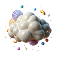 dramatic classic Isolated Cloud with Transparent Background exclusive png