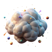 stunning contemporary Low Lying Fog Cloud with Transparent Background authentic png
