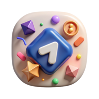 beautiful rustic Social Media Share Button Cutout with Circular Shape high resolution png