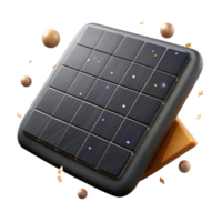 beautiful rustic Solar Panel Close Up with Blue Sky Transparent Background high quality png