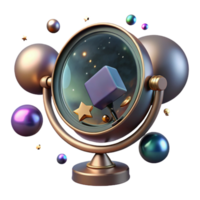 beautiful abstract Space Telescope Mirror Reflection Transparent original png