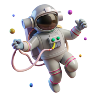 wonderful rustic Spacewalk Astronaut Tethered Transparent Background exclusive png