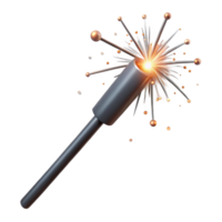serene rustic Sparkler with Bright Light Transparent exclusive png