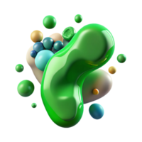 vibrant modern Green Footprint Transparent Element authentic png