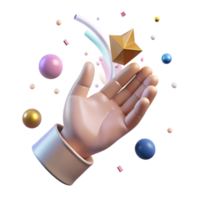 serene abstract Open Hand Reaching for Light Isolated Element high quality png