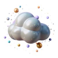 elegant abstract Realistic Cloud Shadow Isolated with Soft Edges png