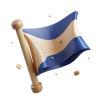 wonderful artistic Historical Flag Icon Isolated with Realistic Texture high quality png