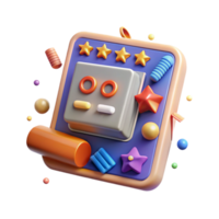 magnificent creative Stylized Game Over Screen Pixelated Text Isolated detailed png