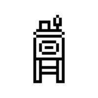 drawer outline retro vector