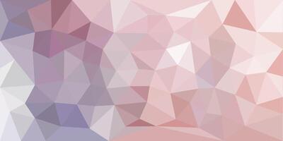 A soft blend of dusty rose, lavender, and muted peach hues forms a modern, geometric mosaic of triangles. vector
