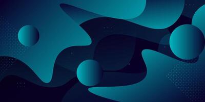 Abstract colored blue background with wave shapes and shadows. Modern and simple background. Eps10 vector