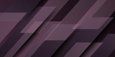 Abstract dark purple background overlapping design. Paper cut square shape pattern. Triangle background with shadow. Eps10 vector