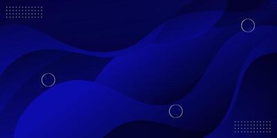 Abstract minimalist dark blue wave background. Modern concept background. Realistic waves with simple geometric patterns. Eps10 vector