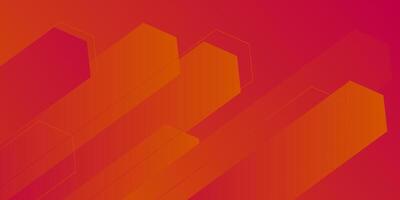 Abstract orange and red gradient dynamic background. Modern shape pattern overlap design. Eps10 vector