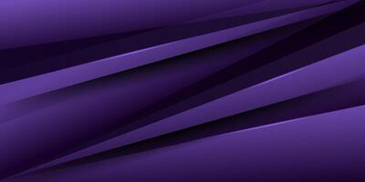 Abstract dark purple triangle paper cut background. Simple overlapping triangle pattern with shadow and light. Eps10 vector
