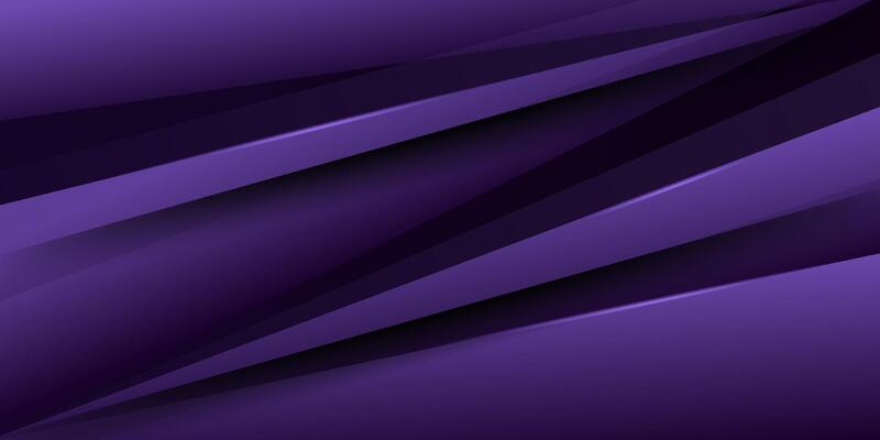 Abstract dark purple triangle paper cut background. Simple overlapping triangle pattern with shadow and light. Eps10