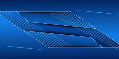 blue color technology digital template with shadow and lights on gradient background. Simple and trendy liquid color gradient abstract background with dynamic straight shadow line effect. eps10 vector