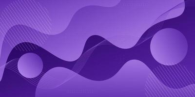 Abstract colorful purple liquid 3D background. Minimal wave line pattern banner background. Eps10 vector
