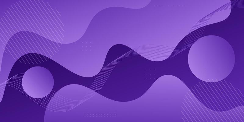 Abstract colorful purple liquid 3D background. Minimal wave line pattern banner background. Eps10