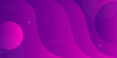 Abstract 3D wave art background design with purple color for design. Eps10 vector
