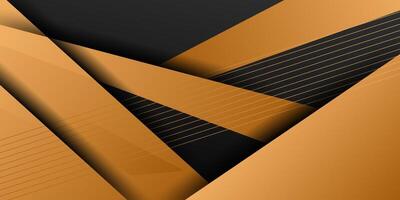 Abstract colorful overlapping paper cut background. Overlapping gold triangle pattern background. Eps10 vector