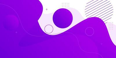 Abstract minimal purple wave 3D background. Simple wave color geometric pattern. Modern banner design. Eps10 vector