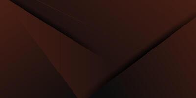Dark brown futuristic abstract background with shadow. Eps10 vector
