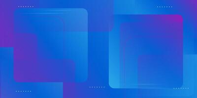 Abstract blue and purple gradient overlapping square background. Simple overlapping shape pattern geometric background. Eps10 vector