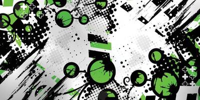 Racing design with green abstract background vector