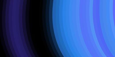 Abstract blue and black curved lines gradient background vector