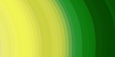 Abstract gradient design featuring curved lines transitioning from pale yellow to deep green vector