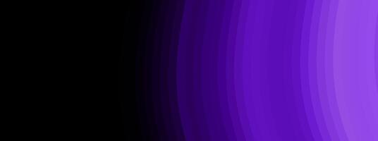 Abstract purple gradient background with curved lines transitioning from dark to light vector