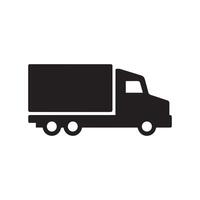 Delivery Truck Icon Design for Website and App vector