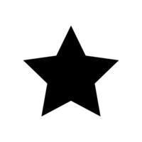 star for icon, star symbol, star shape simple for clip art vector