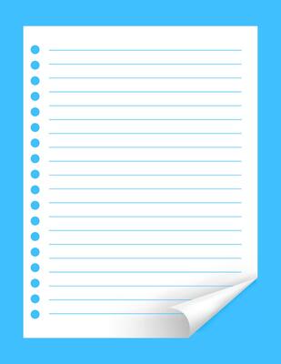 template a4 paper mock-up, paper line with curl corner, empty white paperwork a4 portrait vertical layout, blank rectangle paper for background