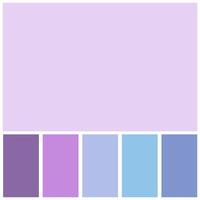 purple color palette soft pastel for template, simple purple color soft for design background vector