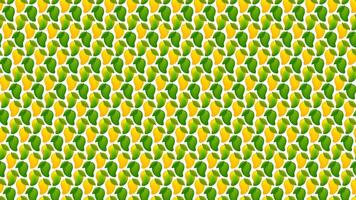 mango ripe and raw mango for background, mango pattern yellow green for illustration, clip art mango fruit pattern for wallpaper background vector