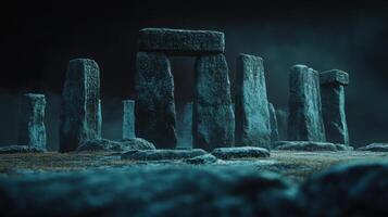 Solstice Time at the Enigmatic Stonehenge photo