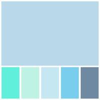 blue color palette soft pastel for template, simple blue color soft for design background vector