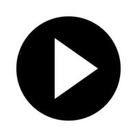 play icon, media play symbol, player button for start, next symbol vector