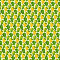 mango ripe and raw mango for background, mango pattern yellow green for illustration, clip art mango fruit pattern for wallpaper vector