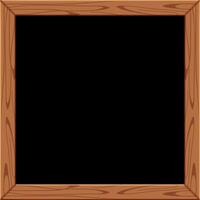 blackboard wooden frame for a copy space text, chalkboard frame blank for menu restaurant, empty black write board vector