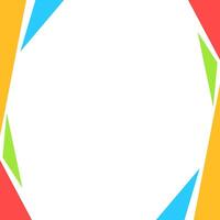 template a4 with border frame colorful, mock-up a4 for poster banner background, white copy space, blank certificate template a4 for background vector