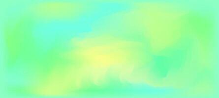 green soft abstract art for background, painted art green yellow soft background, green pastel gradation texture style vector