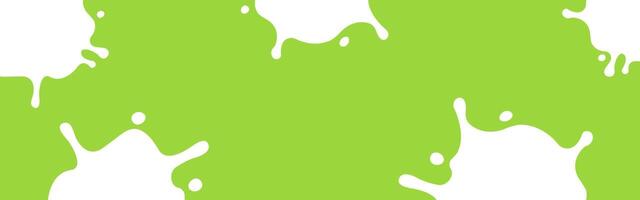 milk splash on green for banner, milky splatter for background, copy space, milk blob shape graphic, blot stain of milk splashing vector