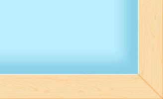 window frame and glass close up, window wood with glass material and copy space, door frame with glass close-up, wooden window sill frames and clear glass material, illustration wood frame vector