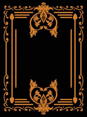 Floral Accent Ornamental Frame Design