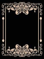 Modern Ornamental Frame for Invitations vector